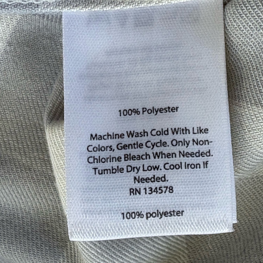 Vineyard Vines Performance Relaxed Gray Flannel Button Down LS Shirt Women 14 - Picture 7 of 11